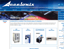 Tablet Screenshot of accelonix.nl